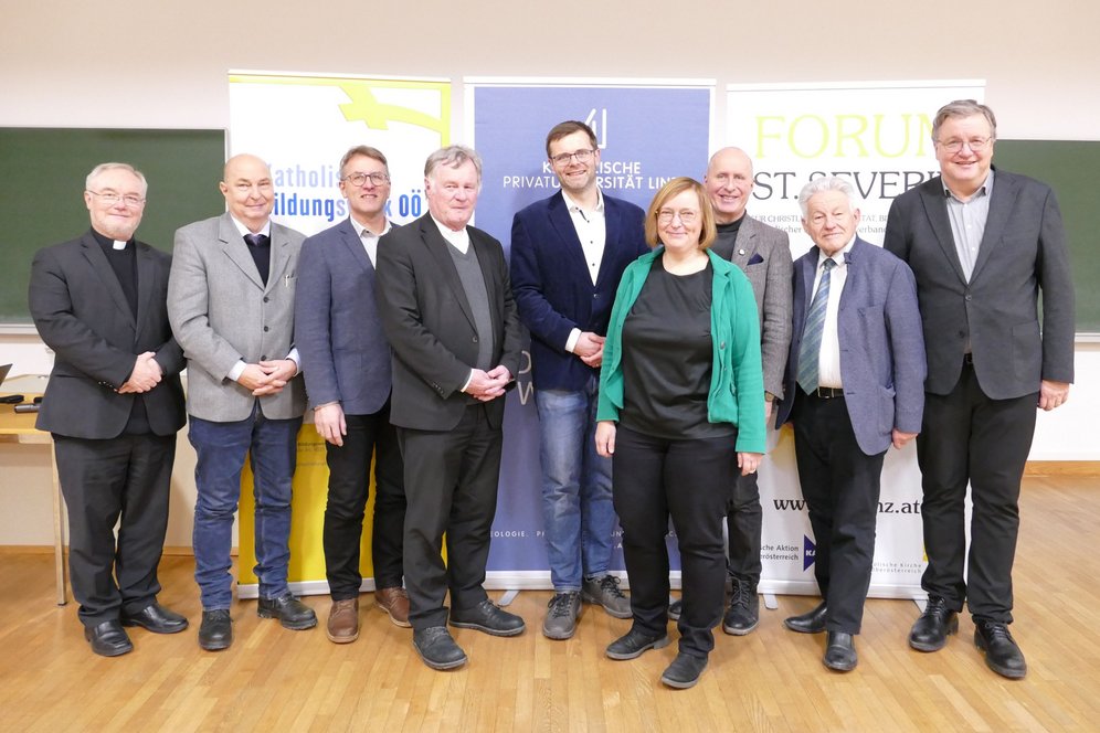Gruppenbild. 28. Severin-Akademie an der KU Linz.