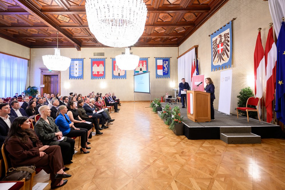 Verleihung der Brigitte-Hamann-Preise. Foto: ÖPUK/K. Ranger.