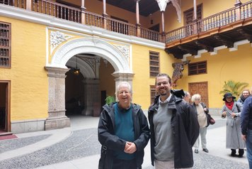 Stephen Houlgate und Max Gottschlich in Lima/Peru.