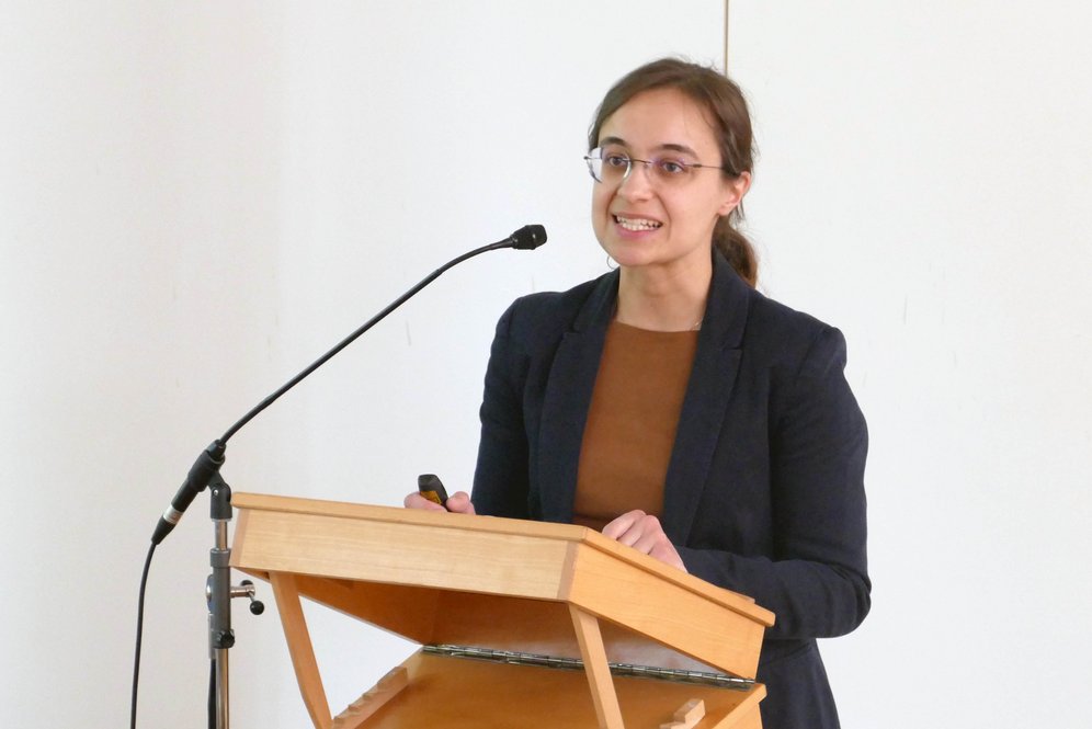 Tagung an der KU Linz: Das Erbe von Nizäa. Foto: KU Linz/Hermine Eder. Dr. Annemarie Pilarski, Universität zu Köln, zeichnete ein Bild der "Welt, in der das Konzil stattfand".