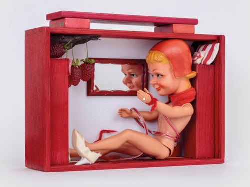 Dwora Fried, Big Red Riding Hood, 2018.