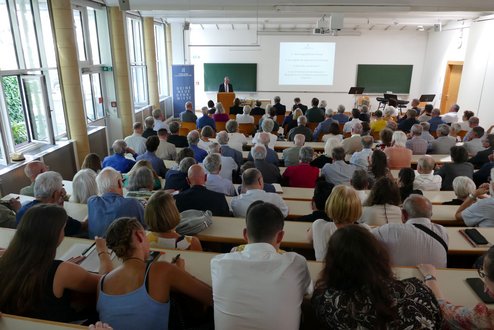 Schlussvorlesung und Festschriftüberreichung anlässlich der Emeritierung von Univ.-Prof. Dr. Franz Gruber. Foto: Hermine Eder.