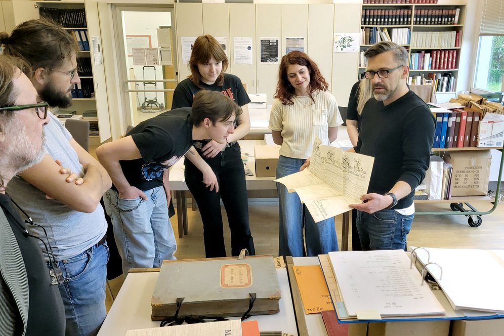 Study Integrated Qualification: Bau- und Kunstdenkmalpflege. Foto: KU Linz/Veronika Müller.