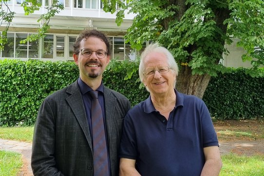 Senior Lecturer DDr. Max Gottschlich und Prof. Dr. Stephen Houlgate.