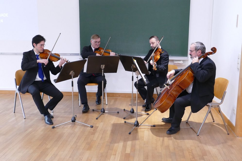 Akademische Feier an der KU Linz. © KU Linz/Eder. Kepler Quartett.