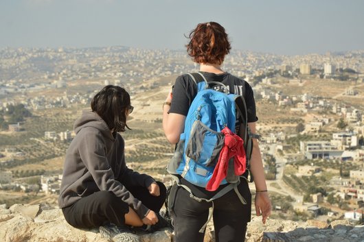 Blick über Jerusalem.