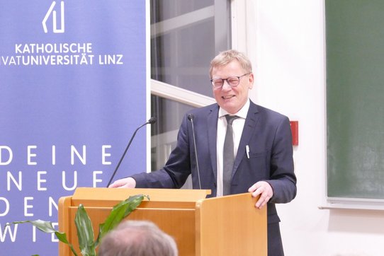 Rektor Univ.-Prof. Dr. Christoph Niemand, KU Linz.