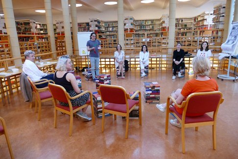 Können Zeichen tanzen? Workshop im Rahmen der Langen Nacht der Forschung.