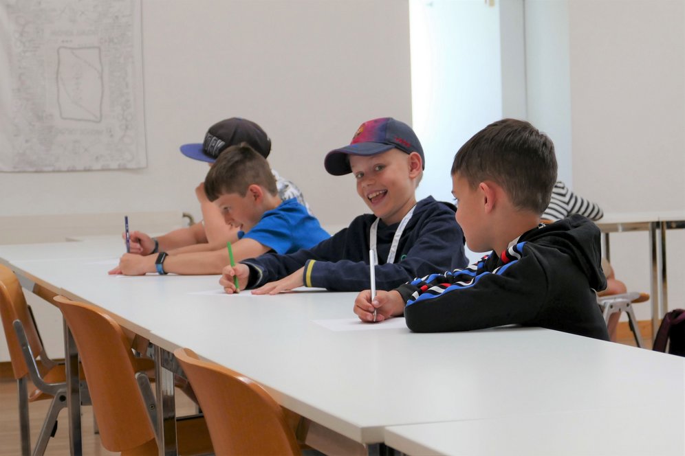 KinderUni: Begeisterung für Wissenschaft und Forschung wecken. © KU Linz/Eder.