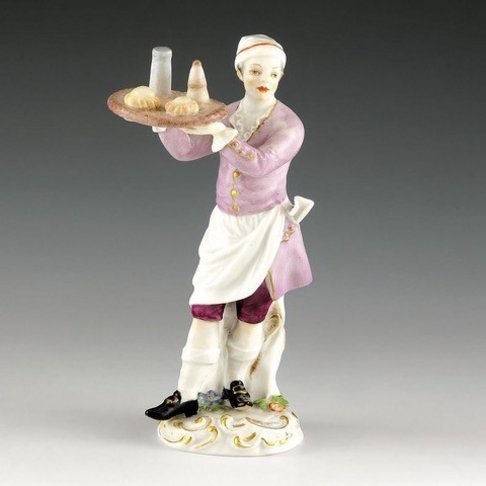 Konditor aus Meißner Porzellan aus dem 18. Jh. 