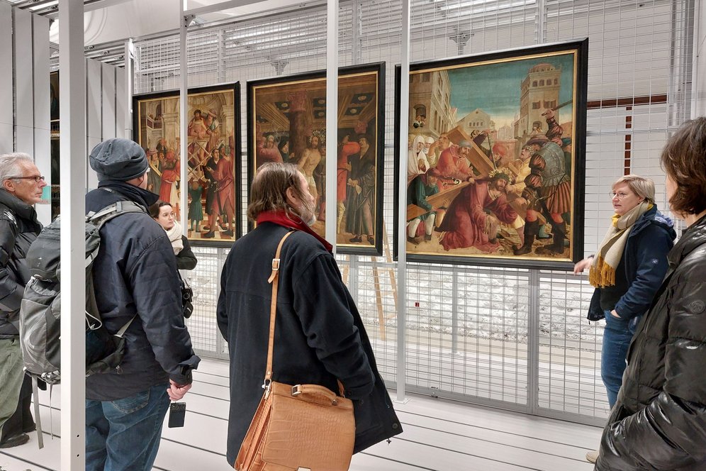 Exkursion im Rahmen der kunstwissenschaftlichen Lehrveranstaltung. Foto: Judith Utz. Exkursion im Rahmen der kunstwissenschaftlichen Lehrveranstaltung.
