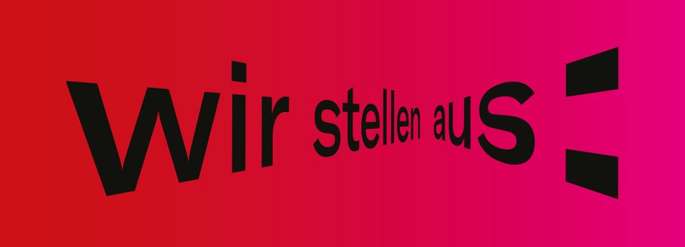 Logo der Reihe "wir stellen aus."