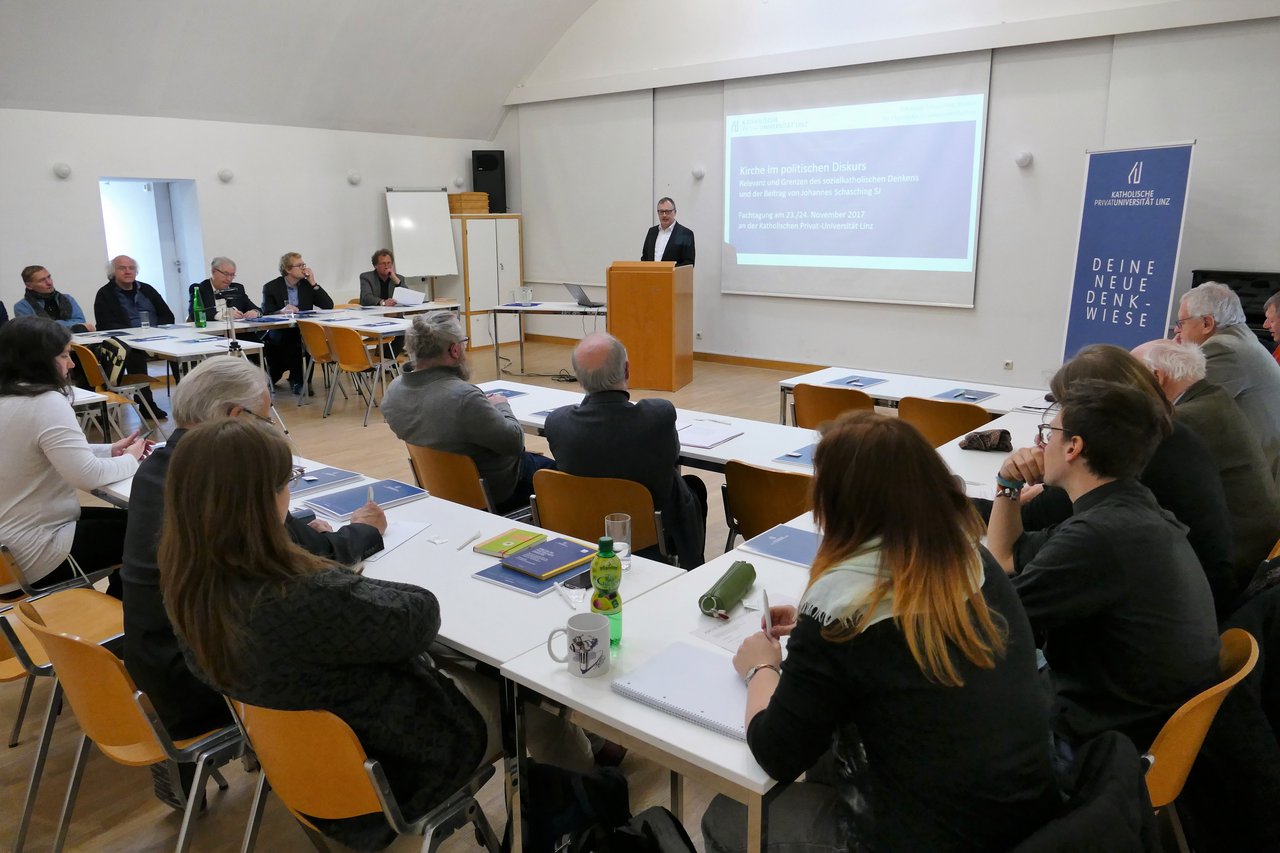 Fachtagung an der KU Linz: Kirche im politischen Diskurs. (c) KU Linz/Eder