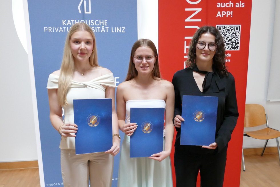 Die drei KUL-Preis-Gewinnerinnen 2025.