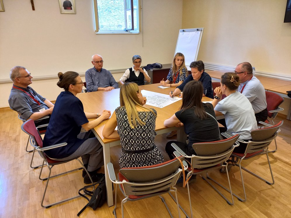 Bild Arbeitsgruppe mit Prof. Csiszar