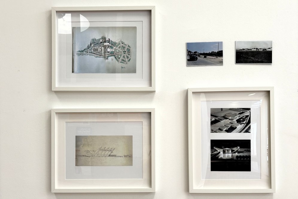 Skizzen im Rahmen der Ausstellung "Ungebautes Linz".