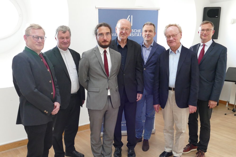 Fachtagung "Freiheit - Moral - Religion" an der KU Linz. © KU Linz/Eder. Organisatoren und Vortragende der Tagung.