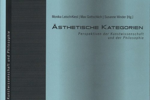 Cover der Publikation Monika Leisch-Kiesl, Max Gottschlich, Susanne Winder (Hg.), Ästhetische Kategorien. Perspektiven der Kunstwissenschaft und der Philosophie (Linzer Beiträge zur Kunstwissenschaft und Philosophie 7), Bielefeld 2017