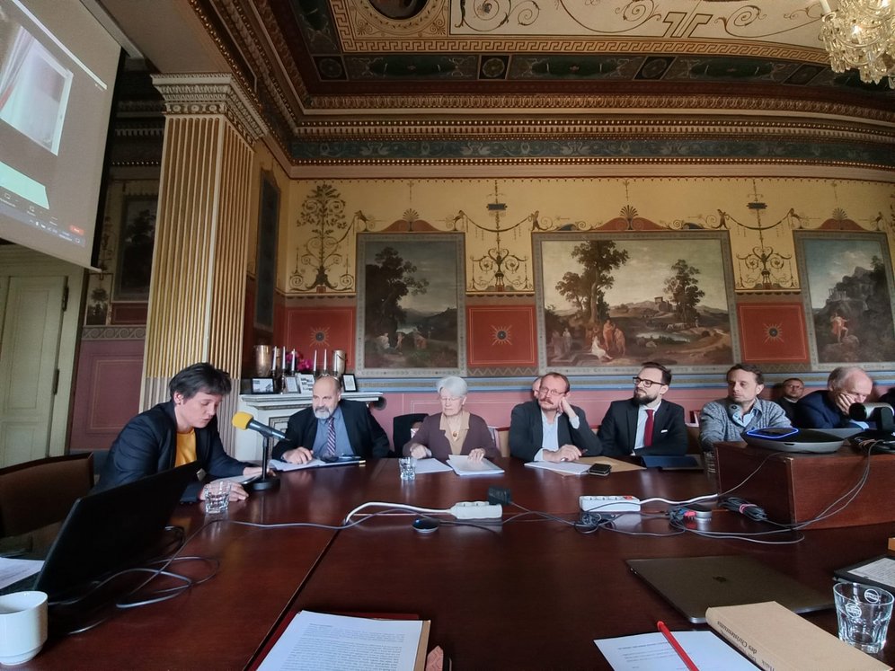 Bild Arbeitsgruppe mit Prof. Csiszar