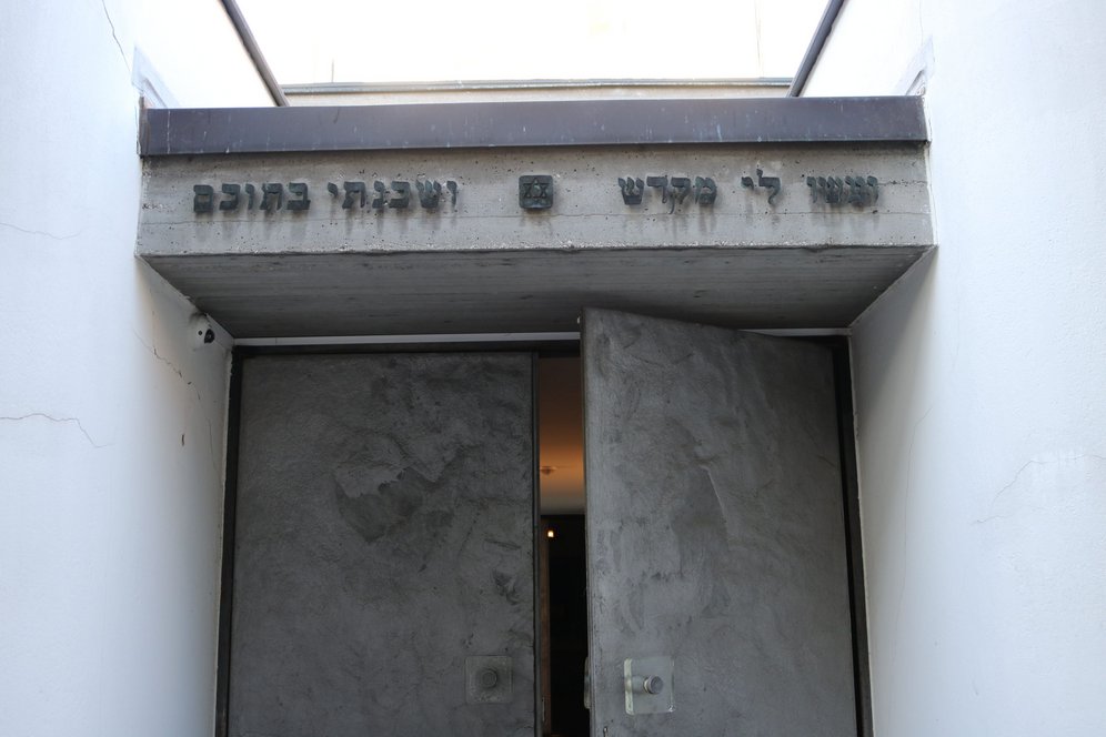 Der Eingang der Linzer Synagoge in der Bethlehemstraße. 