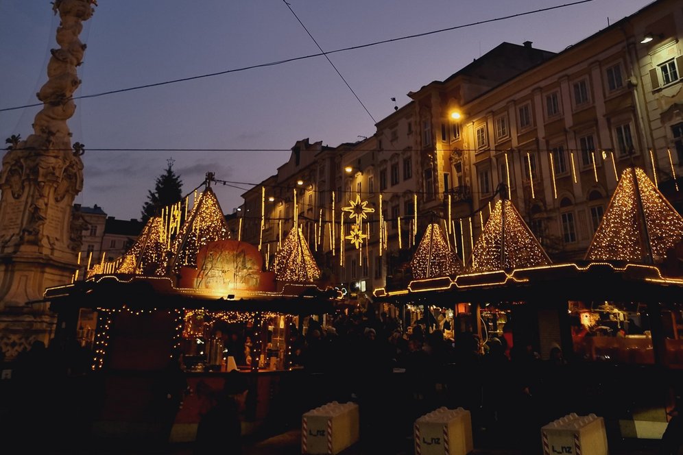 Christmas Market in the evening