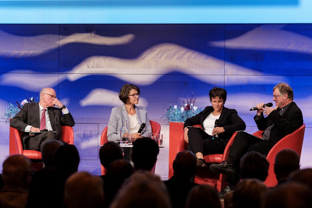 Podiumsdiskussion beim Werte-Forum von Oberbank und Pro Oriente. © Foto: Eric Krügl Oberbank und Pro Oriente luden ein zum Werte-Forum.