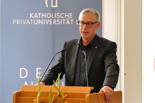 Univ.-Prof. Dr. Ewald Volgger OT. (c) KU Linz/Eder.