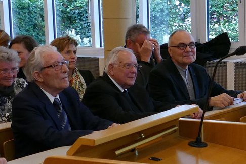 Vortragsveranstaltung von Friedhelm Mennekes anlässlich des 90. Geburtstages von Günter Rombold. (c) KTU/Eder