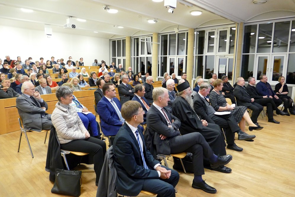 Feierliche Eröffnung des Studienjahres in der Aula der KU Linz.