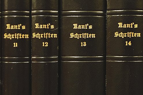 Bild Buchrücken der Serie Kant's Schriften Bdd. 9-15.2
